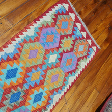 Load image into Gallery viewer, Hand knotted wool rug Rug 19877 cm  size 198 x 77 cm Afghanistan