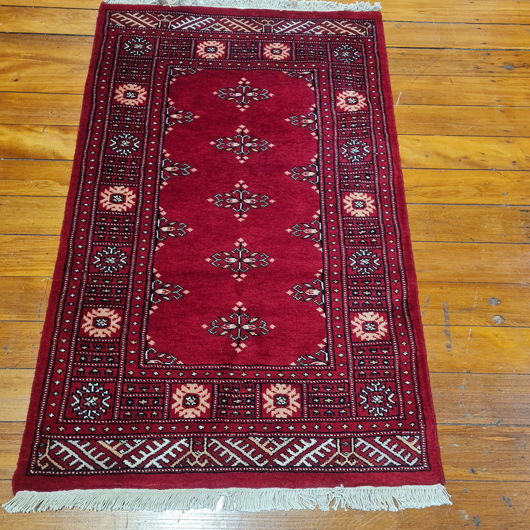 Hand knotted wool rug 12579 size 125 x 79 cm Pakistan