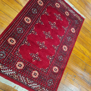 Hand knotted wool rug 12579 size 125 x 79 cm Pakistan
