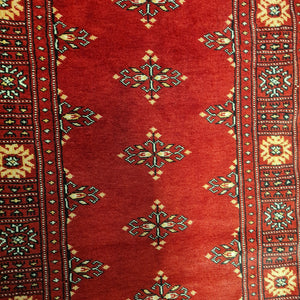 Hand knotted wool rug 12579 size 125 x 79 cm Pakistan