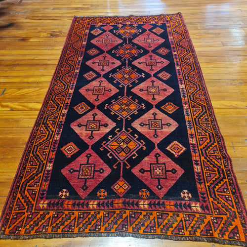 Hand knotted wool rug 285150 size 285 x 150 cm