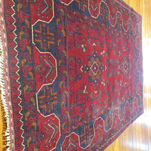 Load image into Gallery viewer, Hand knotted wool rug 146100 size 146 x 100 cm Afghanistan