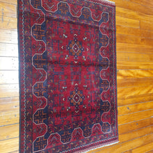 Load image into Gallery viewer, Hand knotted wool rug 146100 size 146 x 100 cm Afghanistan