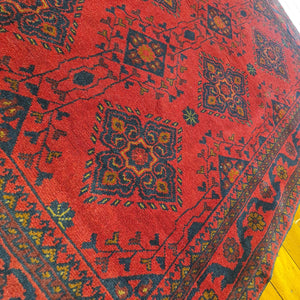 Hand knotted wool rug 150101 size 150 x 101 cm Afghanistan