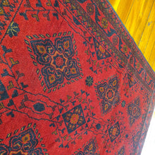 Load image into Gallery viewer, Hand knotted wool rug 150101 size 150 x 101 cm Afghanistan