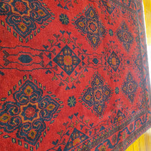 Load image into Gallery viewer, Hand knotted wool rug 150101 size 150 x 101 cm Afghanistan