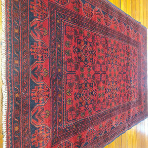 Hand knotted wool rug 14994 size 149 x 94 cm Afghanistan