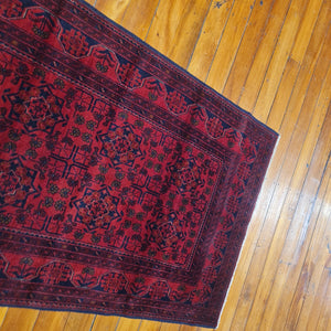 Hand knotted wool rug 14994 size 149 x 94 cm Afghanistan