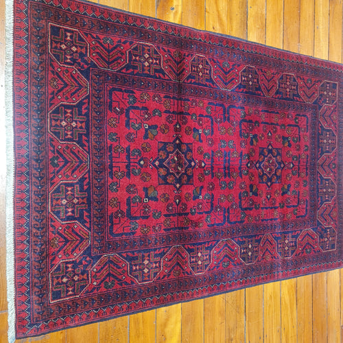 Hand knotted wool rug 152100 size 152 x 100 cm Afghanistan