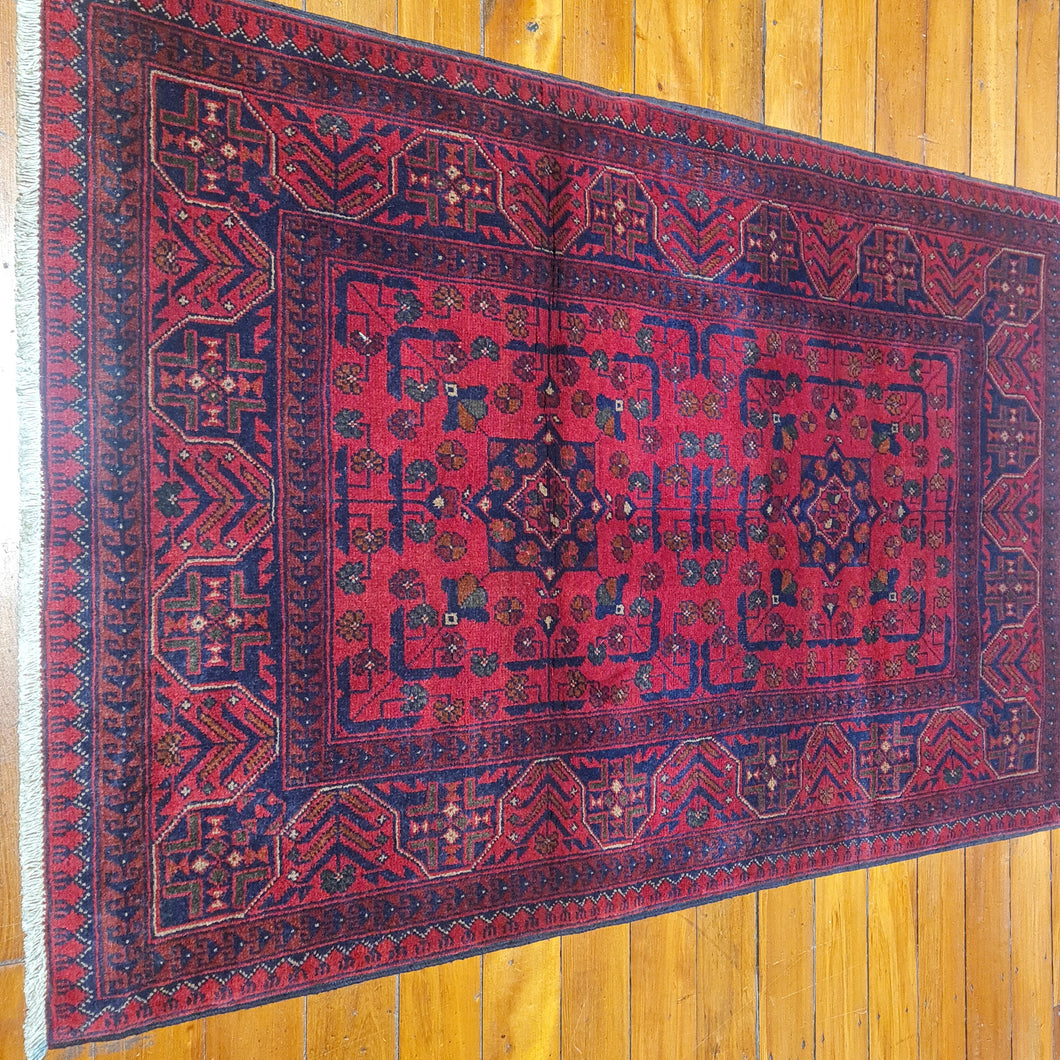 Hand knotted wool rug 152100 size 152 x 100 cm Afghanistan