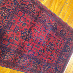 Hand knotted wool rug 152100 size 152 x 100 cm Afghanistan