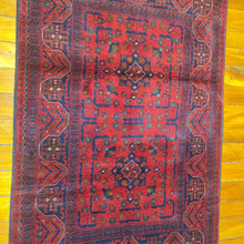 Load image into Gallery viewer, Hand knotted wool rug 152100 size 152 x 100 cm Afghanistan
