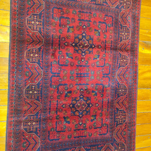 Hand knotted wool rug 152100 size 152 x 100 cm Afghanistan