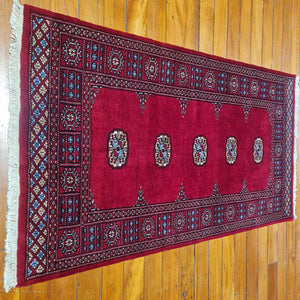 Hand knotted wool rug 16794 size 167 x 94 cm Pakistan