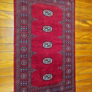 Hand knotted wool rug 16794 size 167 x 94 cm Pakistan
