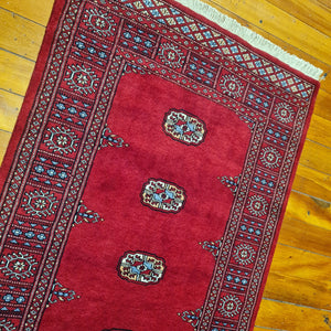 Hand knotted wool rug 16694 size 166 x 94 cm Pakistan