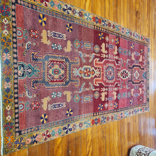 Hand knotted wool rug 309145  size 309 x 145 cm