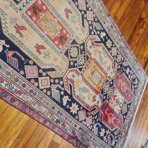 Hand knotted wool rug 291157 size 191 x 157 cm