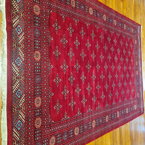 Hand knotted wool rug 301203 size 301 x 203 cm Pakistan