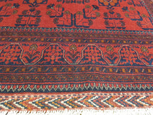 Load image into Gallery viewer, Hand knotted wool Rug 8 size 197 x 126 cm KUNDUS Afghanistan