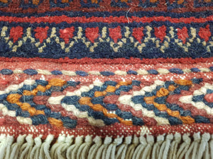 Hand knotted wool Rug 8 size 197 x 126 cm KUNDUS Afghanistan