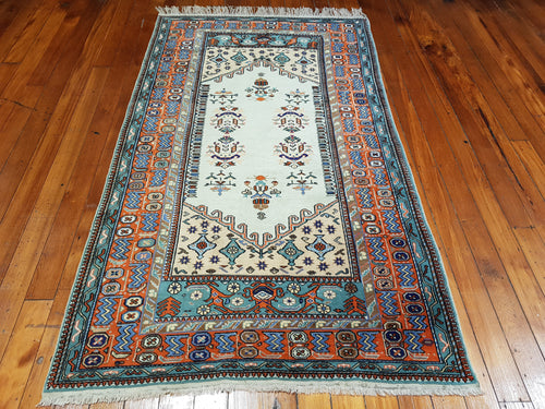Hand knotted wool Rug 232133 size 232 x 133 cm Turkey