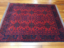 Load image into Gallery viewer, Hand knotted wool Rug 9063 size 187 x 154 cm Afghanistan