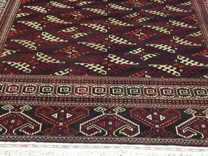 Hand knotted wool Rug 772 size 343 x 194 cm Afghanistan