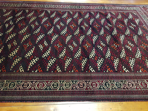 Hand knotted wool Rug 772 size 343 x 194 cm Afghanistan