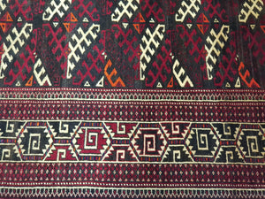 Hand knotted wool Rug 772 size 343 x 194 cm Afghanistan