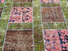 Load image into Gallery viewer, Hand knotted patch work Rug  048  size 253 x 249 cm Afghanistan