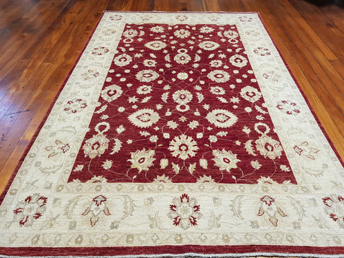 Hand knotted wool Rug 9057 size 279 x 184 cm Afghanistan