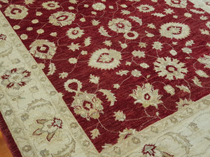 Hand knotted wool Rug 9057 size 279 x 184 cm Afghanistan