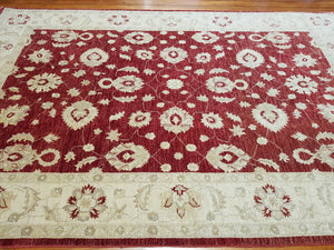 Hand knotted wool Rug 9057 size 279 x 184 cm Afghanistan