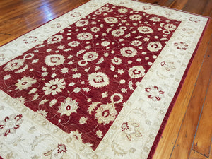 Hand knotted wool Rug 9057 size 279 x 184 cm Afghanistan