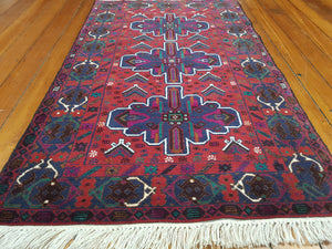 Hand knotted wool Rug 14 size 143 x 85 cm Afghanistan