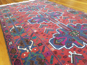 Hand knotted wool Rug 14 size 143 x 85 cm Afghanistan