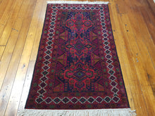 Load image into Gallery viewer, Hand knotted wool Rug 11 size 145 x 86 cm Afghanistan