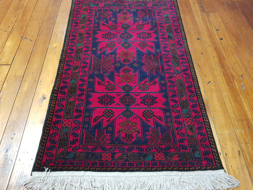 Hand knotted wool Rug 12 size 142 x 88 cm Afghanistan