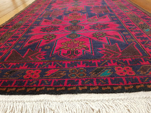 Hand knotted wool Rug 12 size 142 x 88 cm Afghanistan