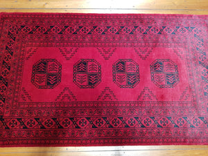 Hand knotted wool Rug 8 size 162 x 93 cm Pakistan