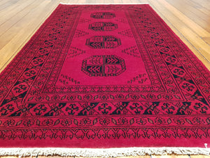 Hand knotted wool Rug 8 size 162 x 93 cm Pakistan