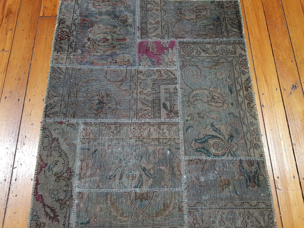 Hand knotted wool Rug 048 size 158 x 79 cm Afghanistan