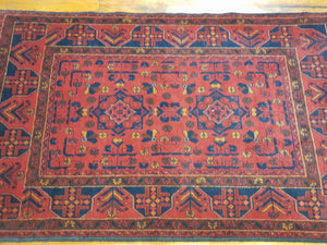 Hand knotted wool Rug 9021 size 149 x 99 cm Afghanistan
