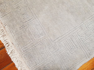 Hand knotted wool Rug 15793 size 154 x 90 cm Nepal
