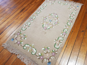 hand knotted wool Rug 5 size  160 x 90 cm India