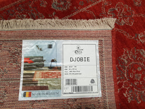 100% pure wool Rug Djobie 4522 301 size 85 x 155 cm Belgium