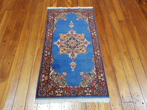 Hand knotted wool Rug 12064 size 120 x 64 cm Iran