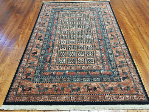 100% wool Kasghai  4301 500  size 160 x 240 cm Belgium