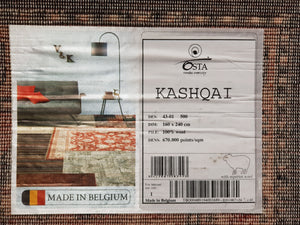 100% wool Kasghai  4301 500  size 160 x 240 cm Belgium